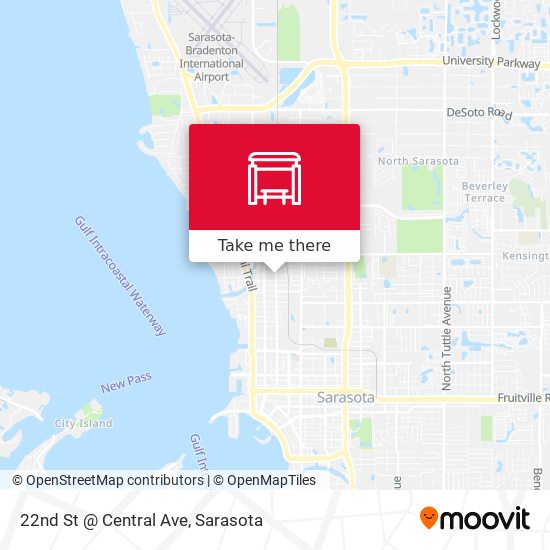Mapa de 22nd St @ Central Ave