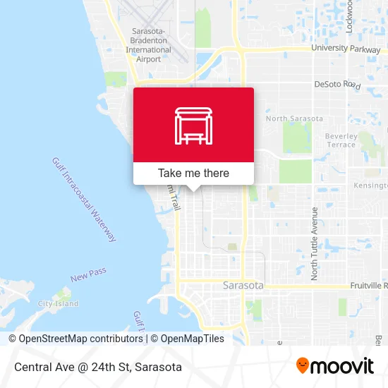 Central Ave @ 24th St map