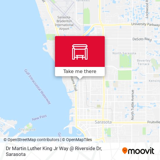 Dr Martin Luther King Jr Way @ Riverside Dr map