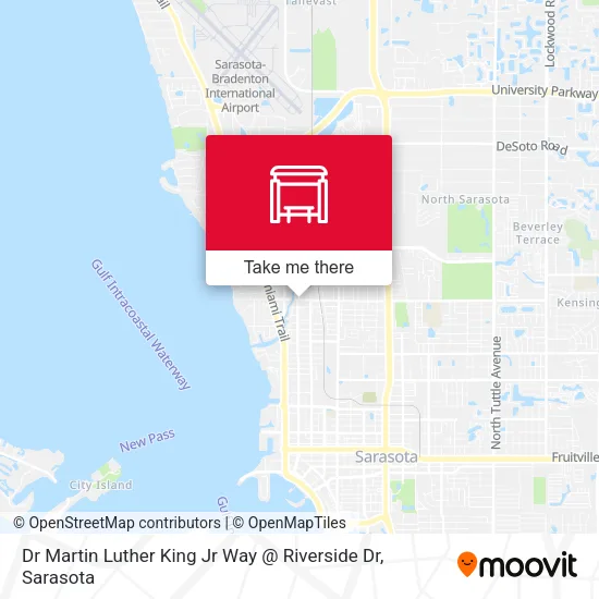 Dr Martin Luther King Jr Way @ Riverside Dr map