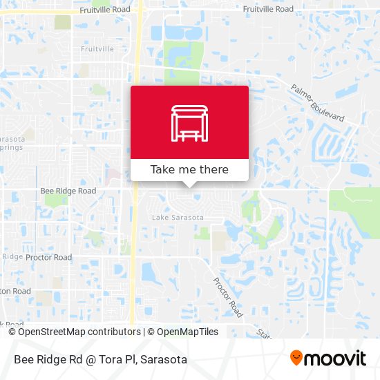 Bee Ridge Rd @ Tora Pl map