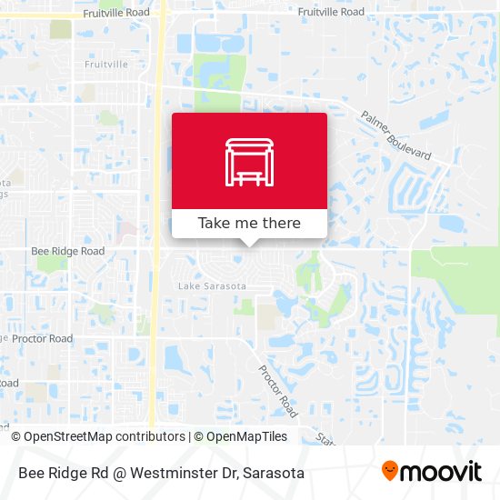 Bee Ridge Rd @ Westminster Dr map