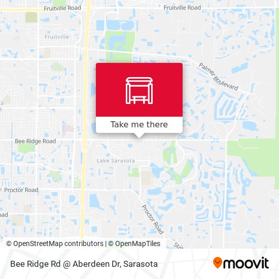 Bee Ridge Rd @ Aberdeen Dr map