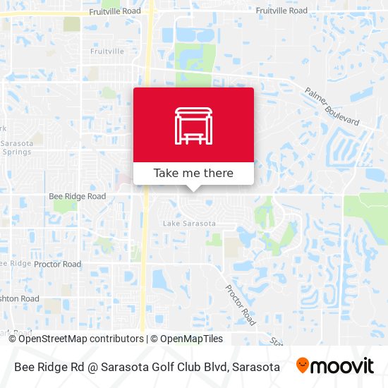 Bee Ridge Rd @ Sarasota Golf Club Blvd map