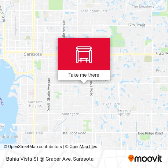 Mapa de Bahia Vista St @ Graber Ave