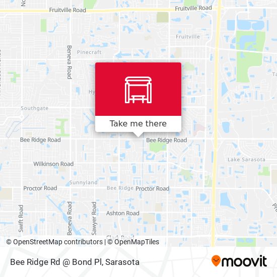 Bee Ridge Rd @ Bond Pl map