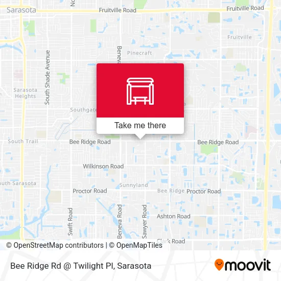 Mapa de Bee Ridge Rd @ Twilight Pl