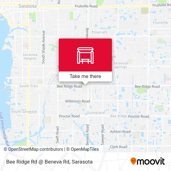Mapa de Bee Ridge Rd @ Beneva Rd