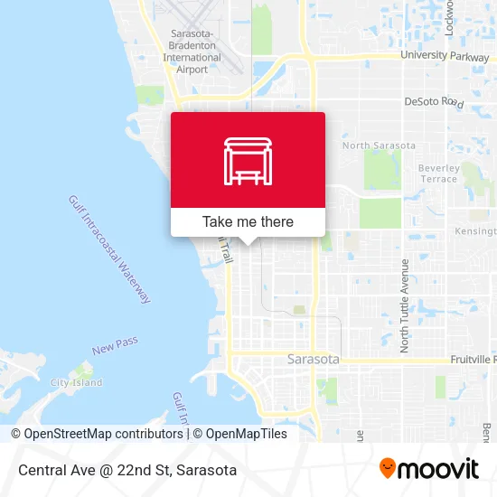 Mapa de Central Ave @ 22nd St