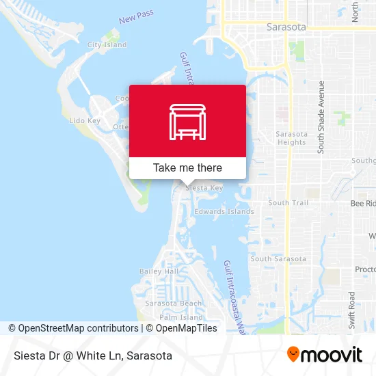 Siesta Dr @ White Ln map