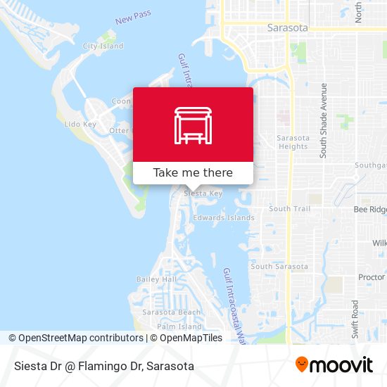 Siesta Dr @ Flamingo Dr map