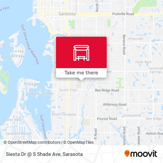 Siesta Dr @ S Shade Ave map