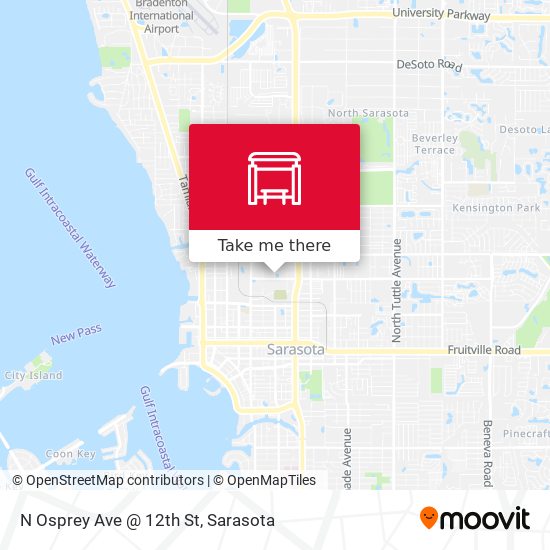 N Osprey Ave @ 12th St map