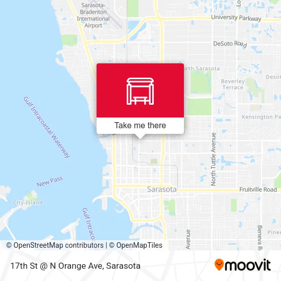 Mapa de 17th St @ N Orange Ave