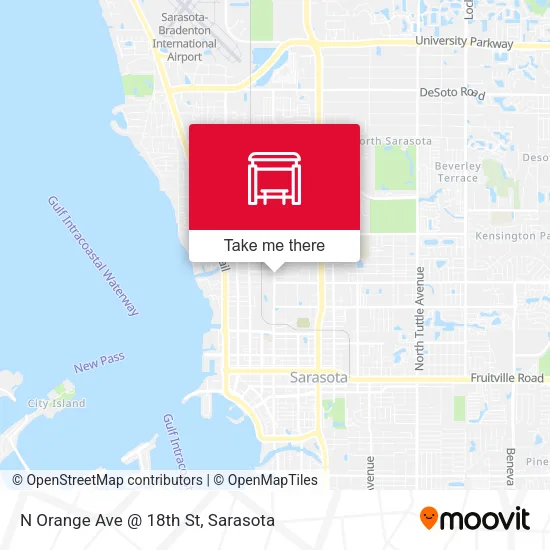 Mapa de N Orange Ave @ 18th St