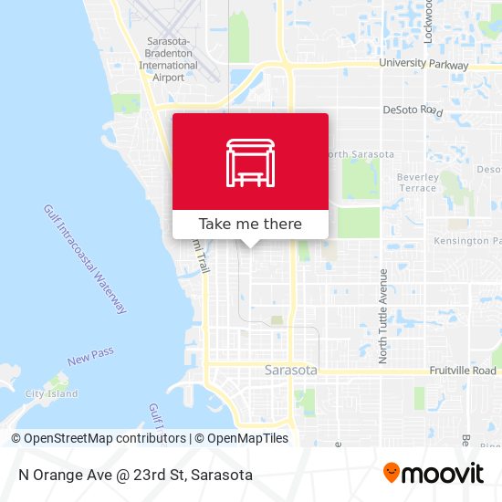 N Orange Ave @ 23rd St map