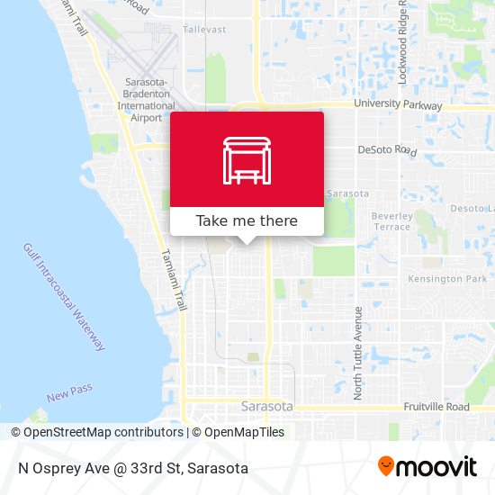 N Osprey Ave @ 33rd St map