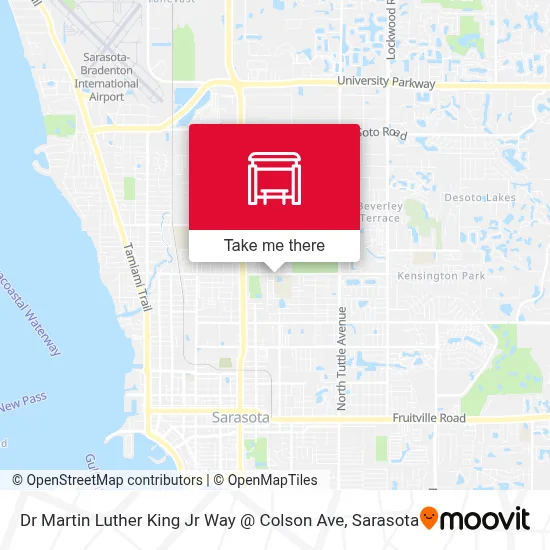 Dr Martin Luther King Jr Way @ Colson Ave map