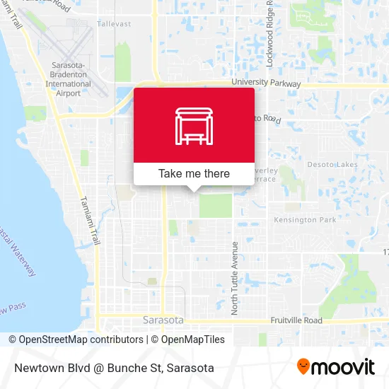 Newtown Blvd @ Bunche St map