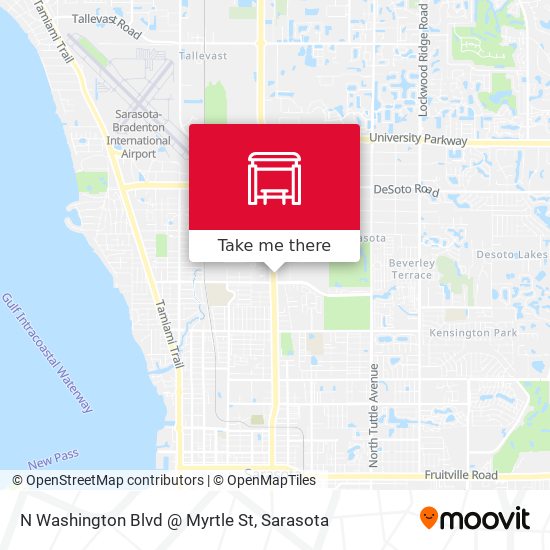 N Washington Blvd @ Myrtle St map