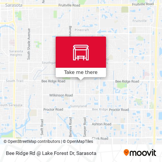 Bee Ridge Rd @ Lake Forest Dr map