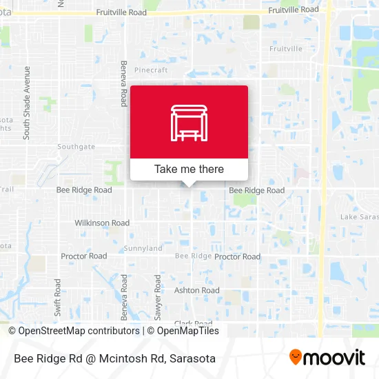 Mapa de Bee Ridge Rd @ Mcintosh Rd