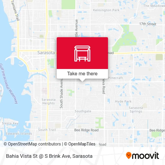 Bahia Vista St @ S Brink Ave map