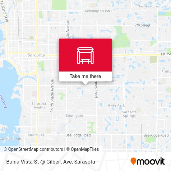 Bahia Vista St @ Gilbert Ave map