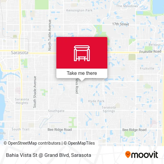Mapa de Bahia Vista St @ Grand Blvd