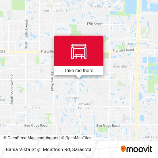 Mapa de Bahia Vista St @ Mcintosh Rd