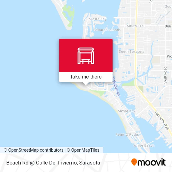 Beach Rd @ Calle Del Invierno map