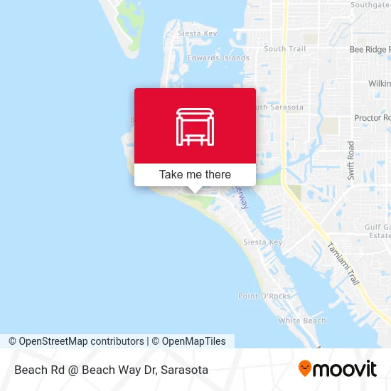 Beach Rd @ Beach Way Dr map