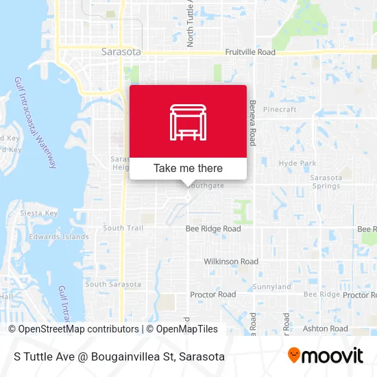 Mapa de S Tuttle Ave @ Bougainvillea St