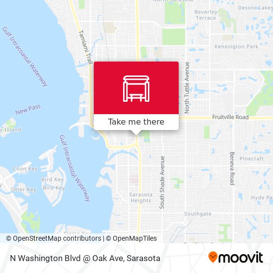 N Washington Blvd @ Oak Ave map