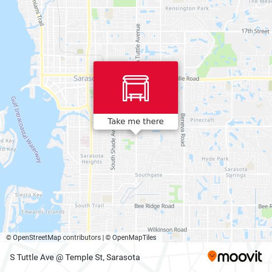 S Tuttle Ave @ Temple St map