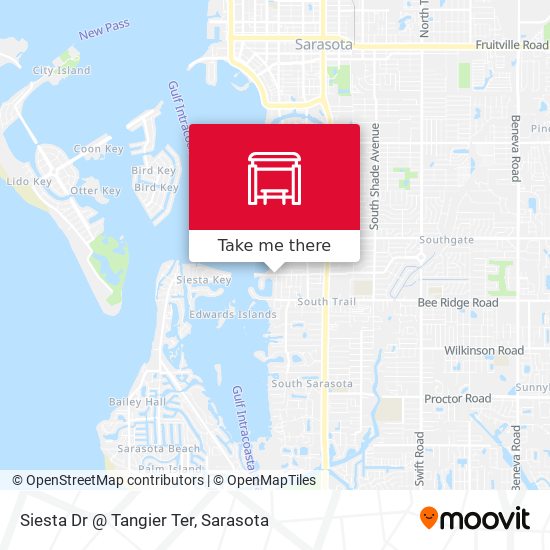 Siesta Dr @ Tangier Ter map