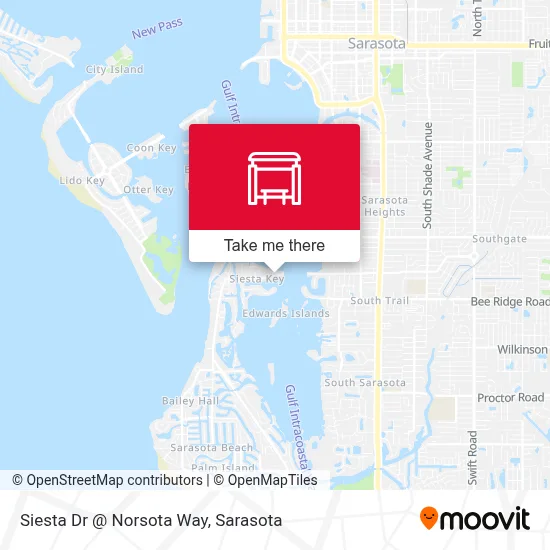 Siesta Dr @ Norsota Way map