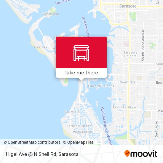 Mapa de Higel Ave @ N Shell Rd