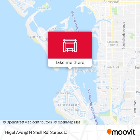 Higel Ave @ N Shell Rd map
