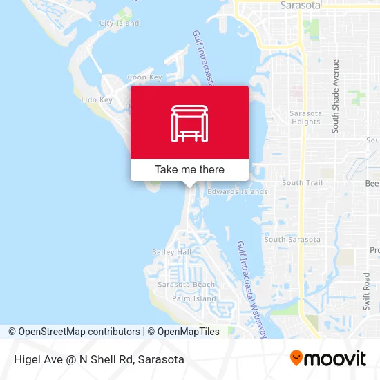 Mapa de Higel Ave @ N Shell Rd