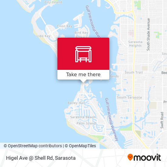 Higel Ave @ Shell Rd map