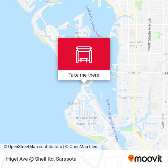 Mapa de Higel Ave @ Shell Rd