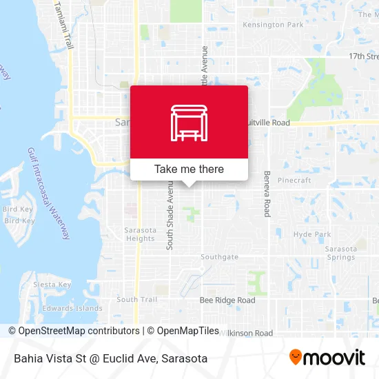 Mapa de Bahia Vista St @ Euclid Ave