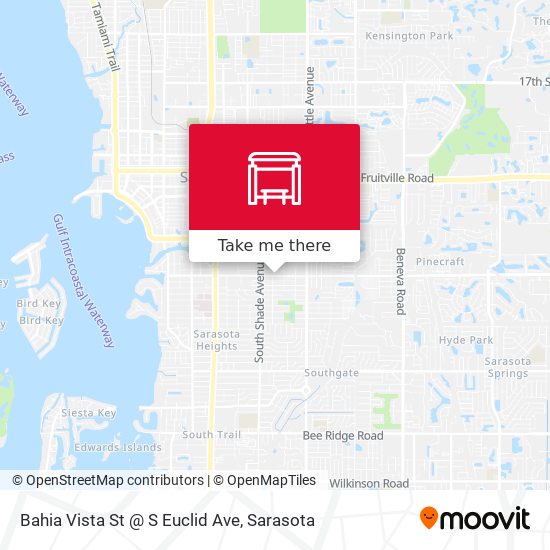 Bahia Vista St @ S Euclid Ave map