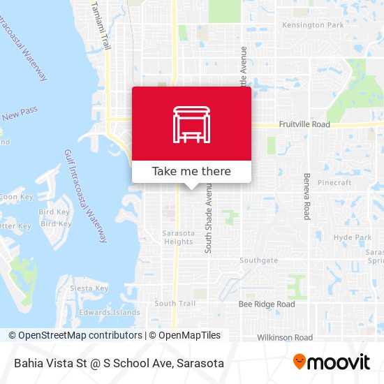 Mapa de Bahia Vista St @ S School Ave