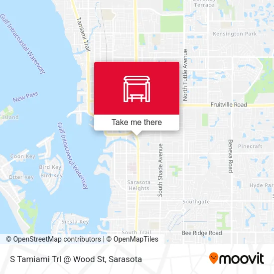 Mapa de S Tamiami Trl @ Wood St
