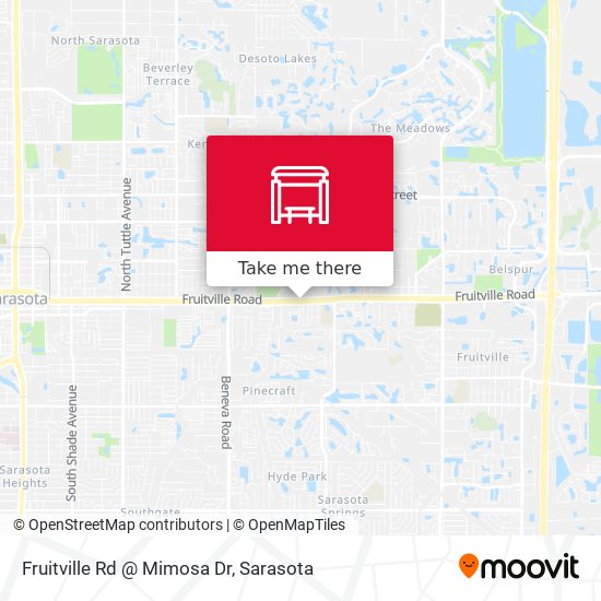 Fruitville Rd @ Mimosa Dr map