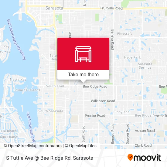 Mapa de S Tuttle Ave @ Bee Ridge Rd