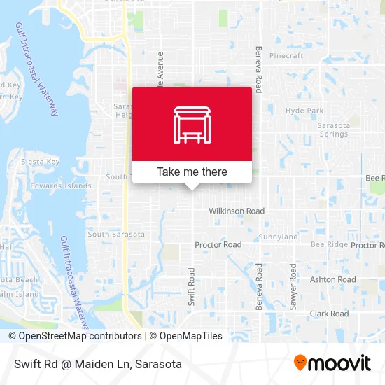 Mapa de Swift Rd @ Maiden Ln