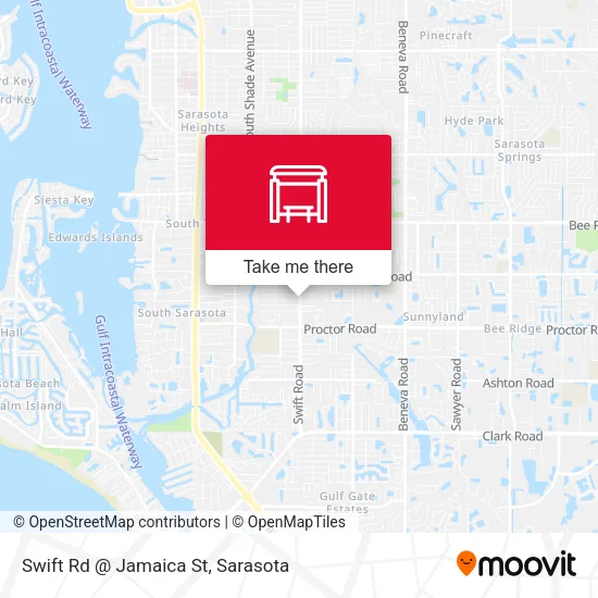Mapa de Swift Rd @ Jamaica St
